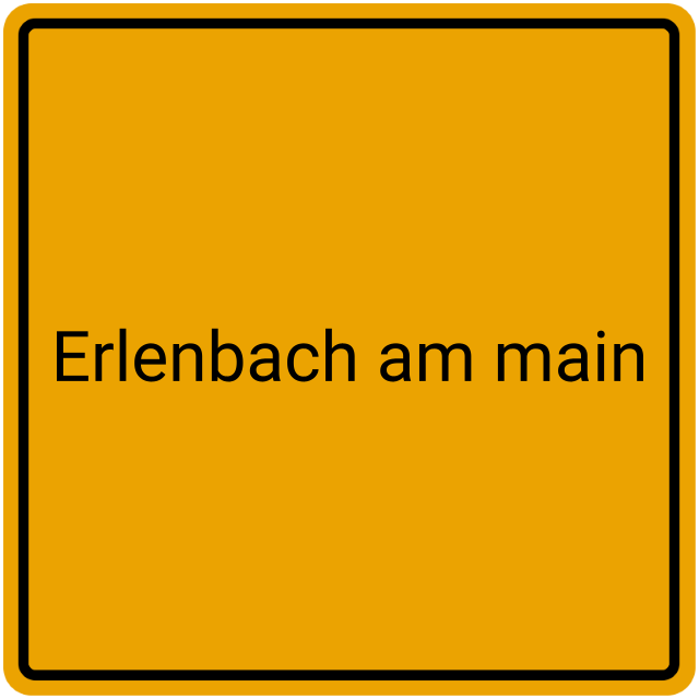 Meldebestätigung Erlenbach am Main